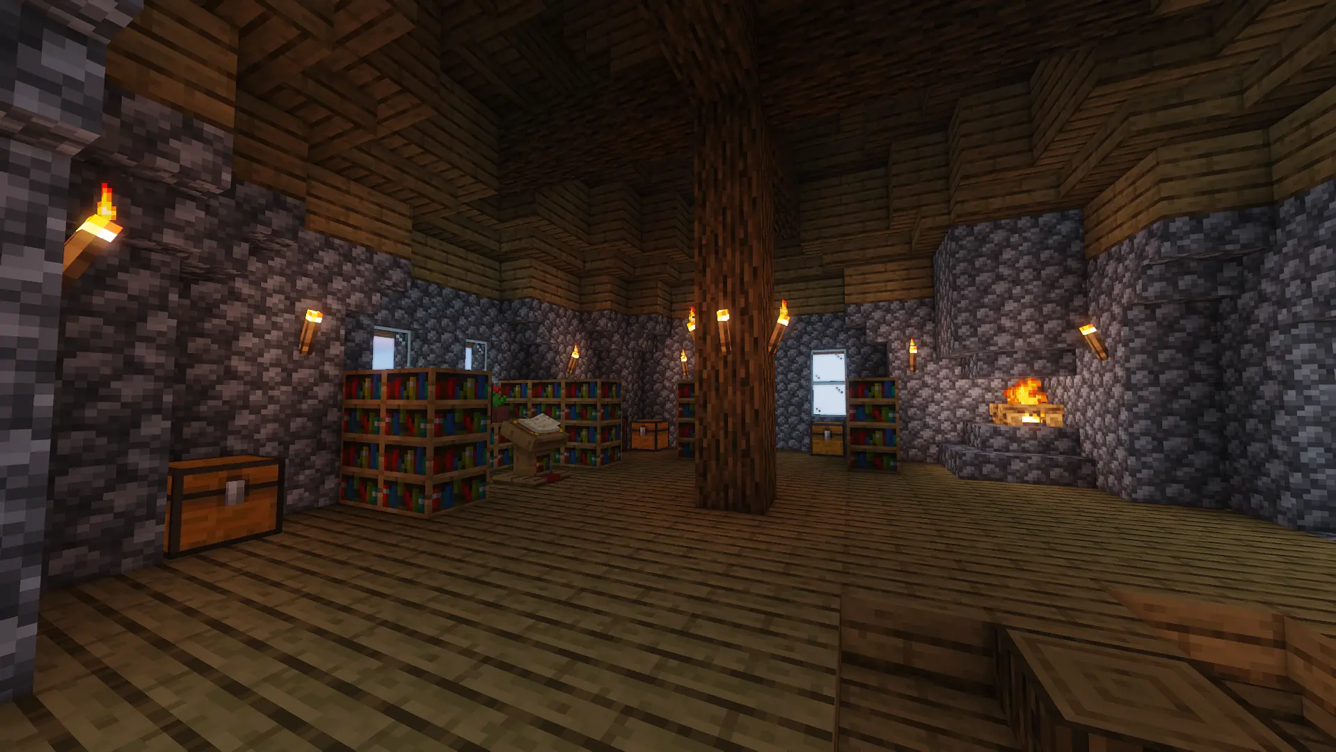 Castle's library